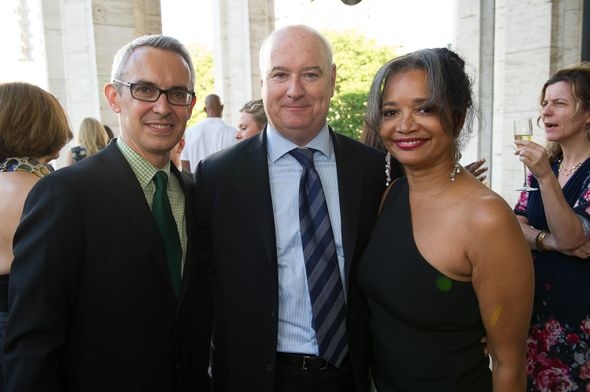 Bennett Rink with Robert and Jonelle Procope Photo