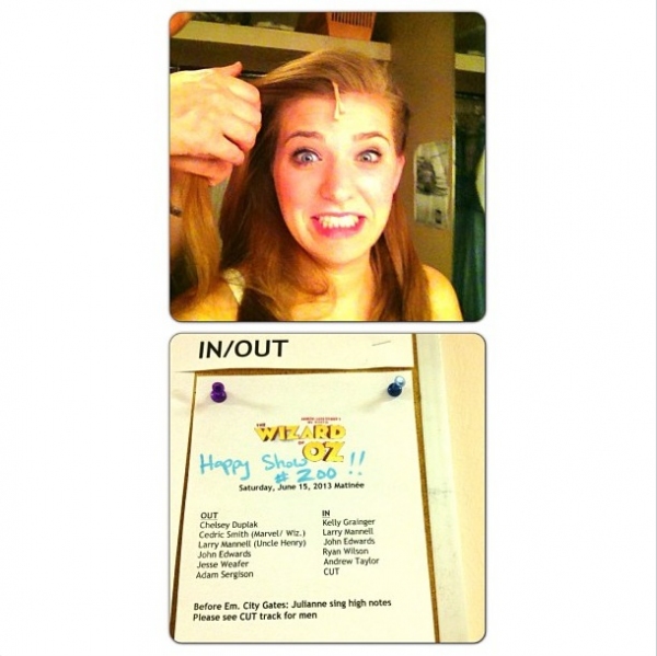 Photo Flash: Saturday Intermission Pics, June 15 - NICE WORK's Last SIP, Toronto's WIZARD OF OZ Hits 200 Shows and More!  Image