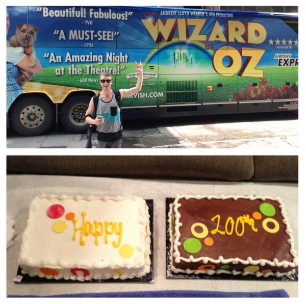 Photo Flash: Saturday Intermission Pics, June 15 - NICE WORK's Last SIP, Toronto's WIZARD OF OZ Hits 200 Shows and More! Image