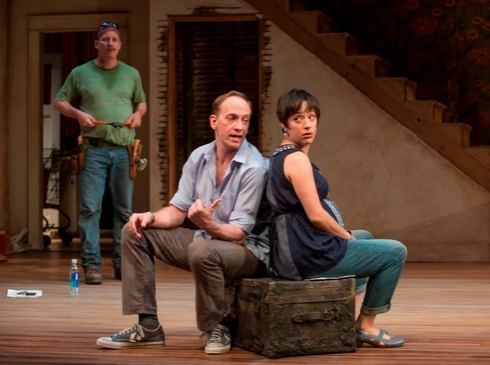 Dan (Bill McCallum), Steve (Jim Lichtscheidl) and Lindsey (Emily Gunyou Halaas) Photo