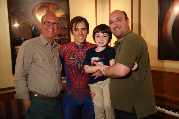 Photo Flash: SPIDER-MAN Celebrates Father's Day With Dads Backstage! Image