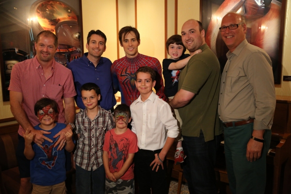 Reeve Carney with Fathers and Sons Photo