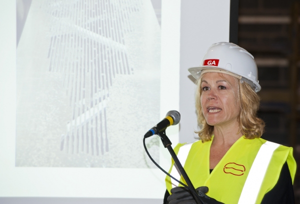 Photo Flash: New Everyman Theatre on Hope St. Reaches 'Topping Out' Milestone Image