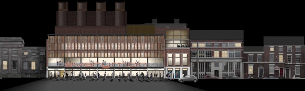 Photo Flash: New Everyman Theatre on Hope St. Reaches 'Topping Out' Milestone Image