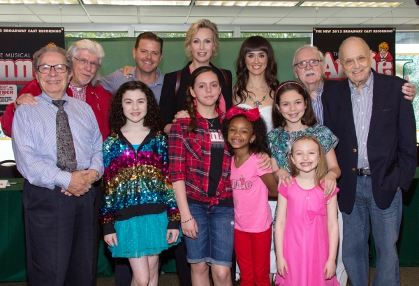 Photo Coverage: Jane Lynch, Lilla Crawford & ANNIE Cast Sign Albums at Barnes & Noble!  Image
