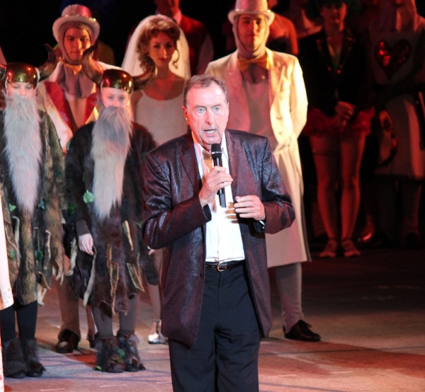 Photo Flash: Eric Idle Surprises the Muny's SPAMALOT Cast on Opening Night!  Image