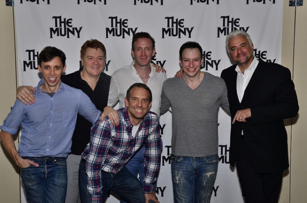 Photo Flash: Eric Idle Surprises the Muny's SPAMALOT Cast on Opening Night!  Image