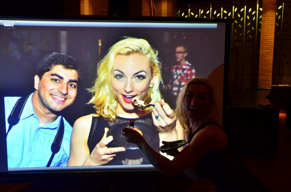 Photo Flash: Eric Idle Surprises the Muny's SPAMALOT Cast on Opening Night!  Image