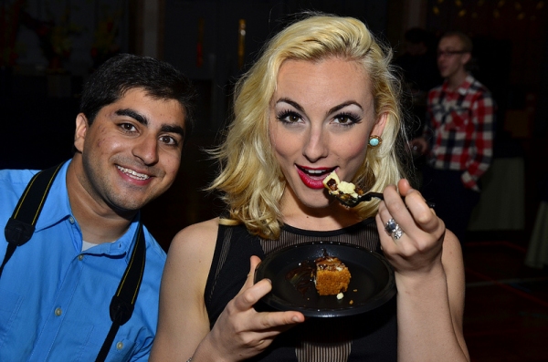 Photo Flash: Eric Idle Surprises the Muny's SPAMALOT Cast on Opening Night!  Image