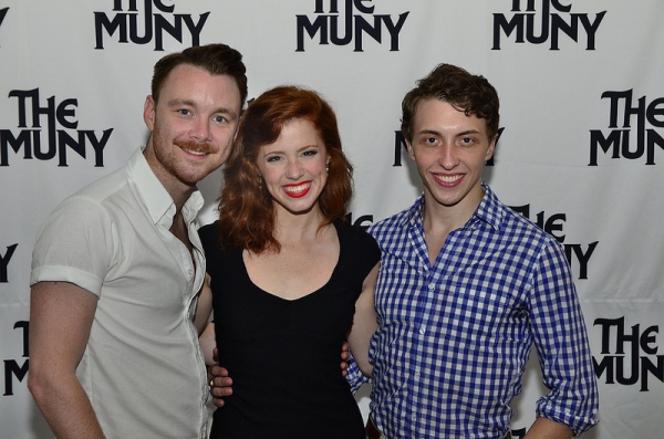 Photo Flash: Eric Idle Surprises the Muny's SPAMALOT Cast on Opening Night!  Image