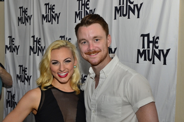 Photo Flash: Eric Idle Surprises the Muny's SPAMALOT Cast on Opening Night!  Image