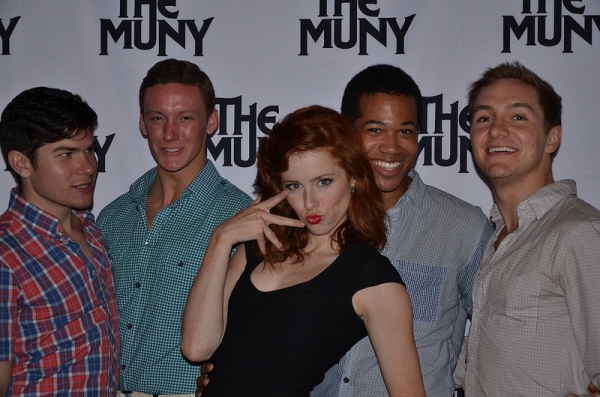 Photo Flash: Eric Idle Surprises the Muny's SPAMALOT Cast on Opening Night! 