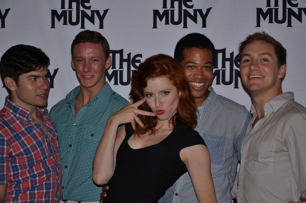 Photo Flash: Eric Idle Surprises the Muny's SPAMALOT Cast on Opening Night!  Image