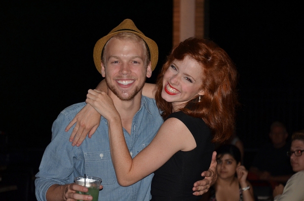 Photo Flash: Eric Idle Surprises the Muny's SPAMALOT Cast on Opening Night!  Image