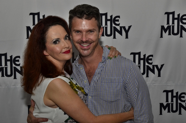 Photo Flash: Eric Idle Surprises the Muny's SPAMALOT Cast on Opening Night!  Image