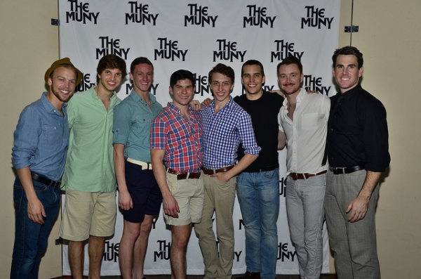 Photo Flash: Eric Idle Surprises the Muny's SPAMALOT Cast on Opening Night! 