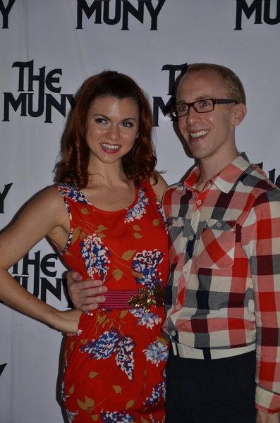 Photo Flash: Eric Idle Surprises the Muny's SPAMALOT Cast on Opening Night!  Image