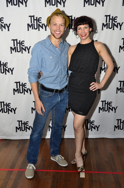 Photo Flash: Eric Idle Surprises the Muny's SPAMALOT Cast on Opening Night! 