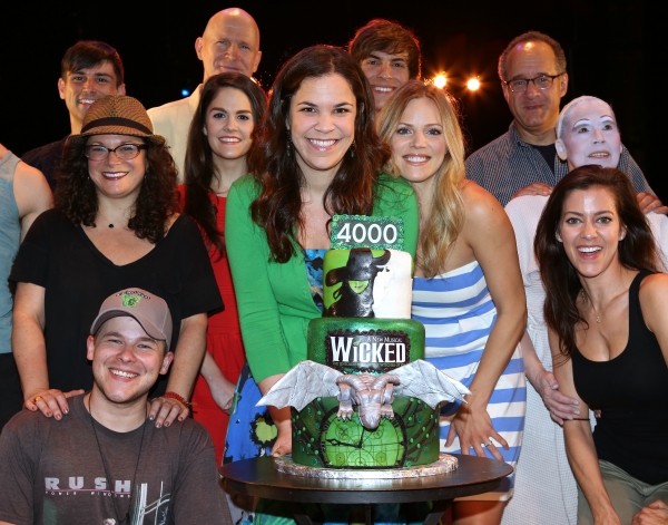 Photo Coverage: Lindsay Mendez, Derek Klena & Cast of WICKED Celebrate 4,000th Performance! Image