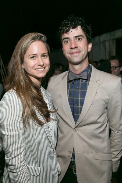 Photo Flash: Hamish Linklater, Jesse Tyler Ferguson & More Celebrate COMEDY OF ERRORS Opening Night in the Park!  Image