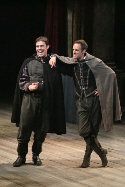 John Lavelle as Rosencrantz and Jay Whittaker as Guildenstern  Photo