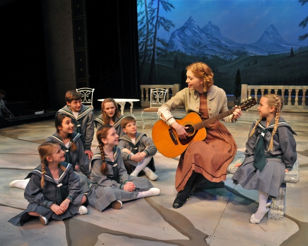 Maria (Aubrey Sinn) and the Von Trapp Children sing ''Do Re Mi'' Photo