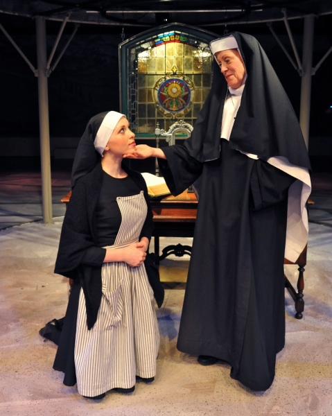 Maria (Aubrey Sinn) and The Mother Abbess (Karen Murphy) Photo