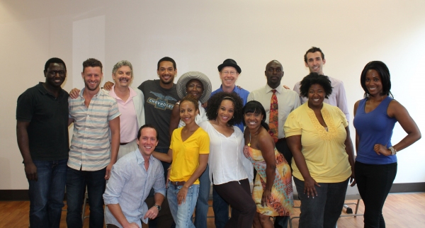 The Cast (clockwise from left): Leajato Robinson, Christopher Spaulding, Carl Wallnau, Kyle Robert Carter, Ernestine Jackson, D.C. Anderson, Michael James Leonard, Cory Bretsch, Zakiya Young, NaTasha Yvette Williams, Debra Walton, Karen Burthwright, Demek at 