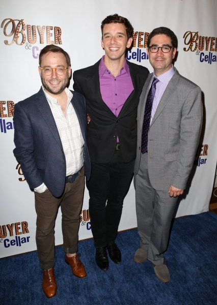 Director Stephen Brackett; Michael Urie and Playwright Jonathan Tolins  Photo