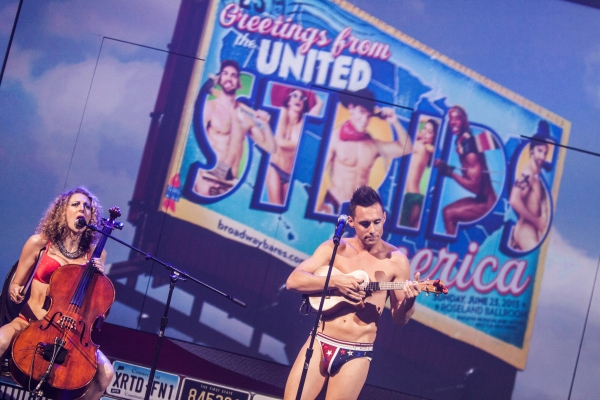 Exclusive Photos: An Extended Look Inside BROADWAY BARES 23: UNITED STRIPS OF AMERICA- Jerry Mitchell, Adam Lambert, Andy Cohen & More!  Image