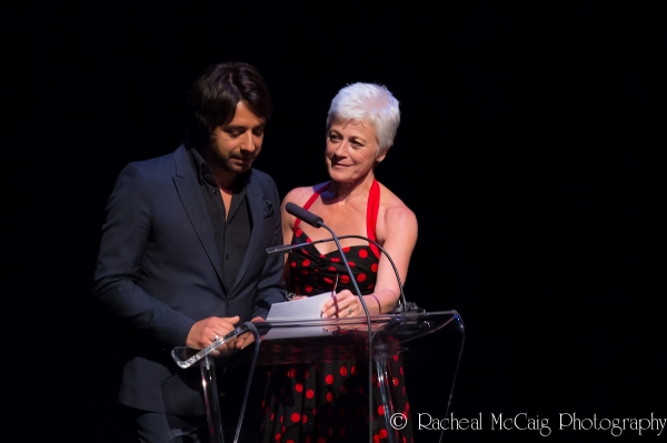 Jian Ghomeshi and Louise Pitre Photo