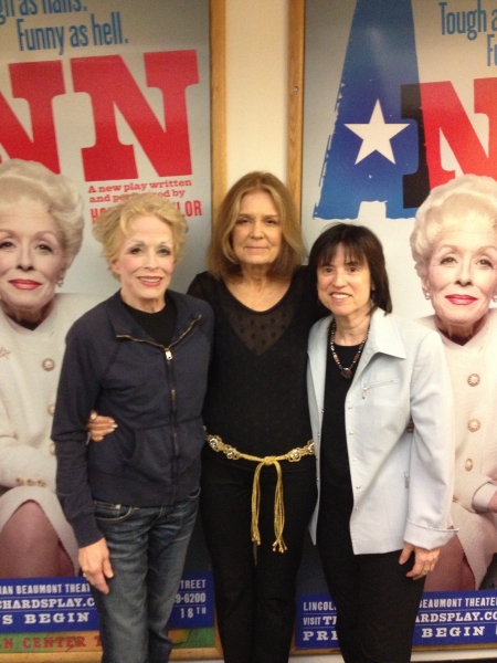 Photo Flash Exclusive: Gloria Steinem Visits Holland Taylor at ANN! Image