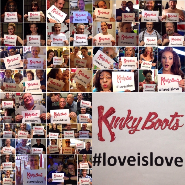 Photo Flash: KINKY BOOTS Cast Celebrates Marriage Equality! 