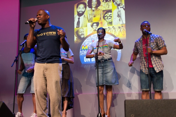 Photo Coverage: MOTOWN Cast Performs at the Apple Store! 