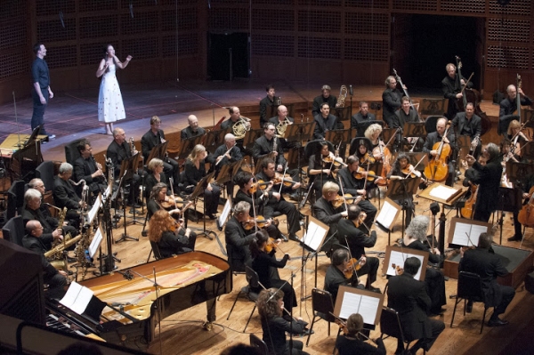 Cheyenne Jackson and Alexandra Silber with the San Francisco Symphony Photo