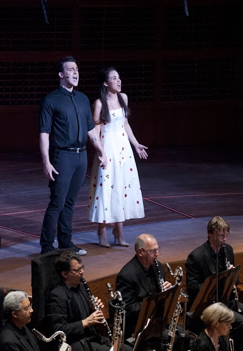 Cheyenne Jackson and Alexandra Silber  Photo