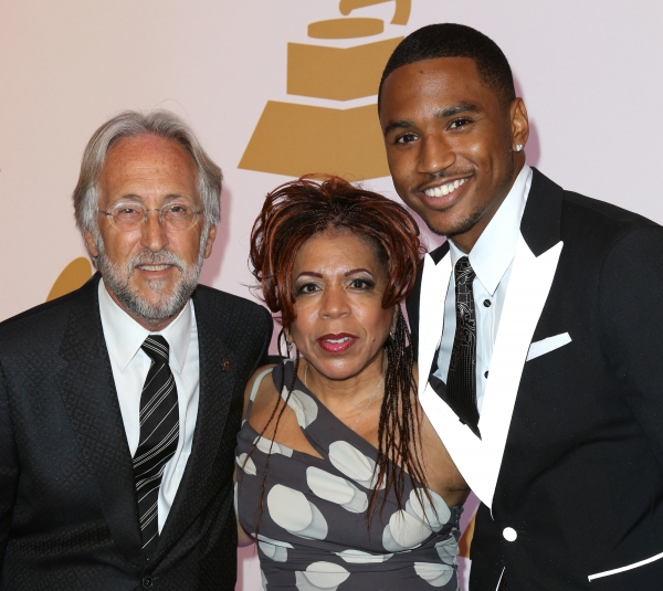 Neil Portnow, Valerie Simpson and Trey Songz Photo