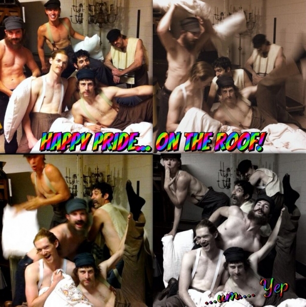 Photo Flash: Saturday Intermission Pics, June 29 - MATILDA, THE NANCE, FANTASTICKS and More Celebrate Gay Pride!  Image