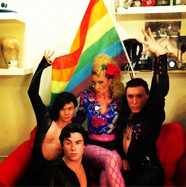 Photo Flash: Saturday Intermission Pics, June 29 - MATILDA, THE NANCE, FANTASTICKS and More Celebrate Gay Pride! 