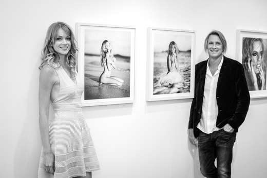 Photo Flash: Opening Night of Russell James' Exhibition with Adriana Lima, Lindsay Ellingson & More 