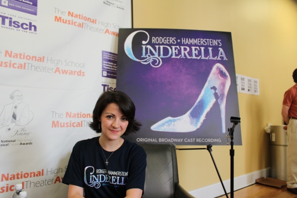 Photo Flash: CINDERELLA's Kirstin Tucker Visits Jimmy Awards Finalists! Image
