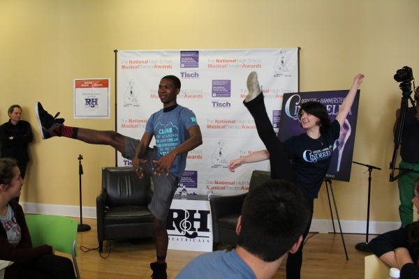 Photo Flash: CINDERELLA's Kirstin Tucker Visits Jimmy Awards Finalists! Image