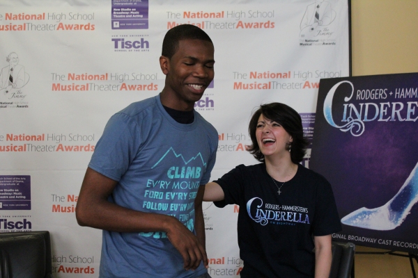 Photo Flash: CINDERELLA's Kirstin Tucker Visits Jimmy Awards Finalists! Image