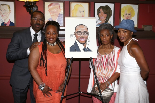 Courtney B. Vance with wife Angela Bassett and family  Photo