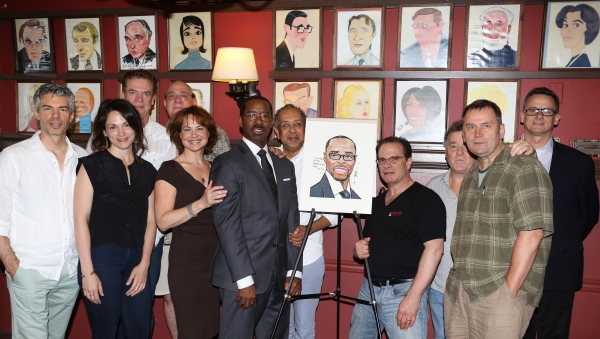 Courtney B. Vance with the cast and company Photo