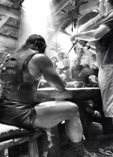 Photo Flash: Dwayne Johnson Tweets from HERCULES Set Image
