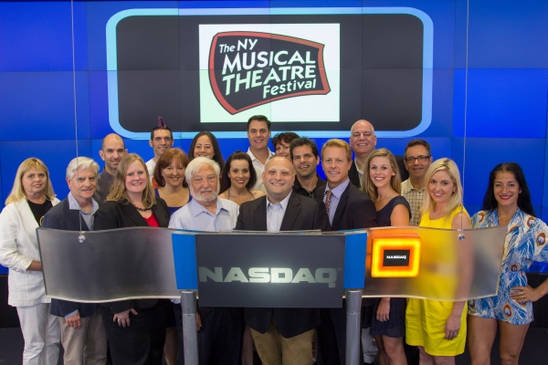 Photo Flash: Isaac Robert Hurwitz and NYMF Ring NASDAQ Closing Bell Image