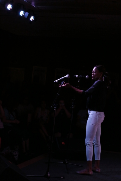 Photo Coverage: PIPPIN's Matthew James Thomas, Rachel Bay Jones & Patina Miller Perform at Barnes & Noble! Image