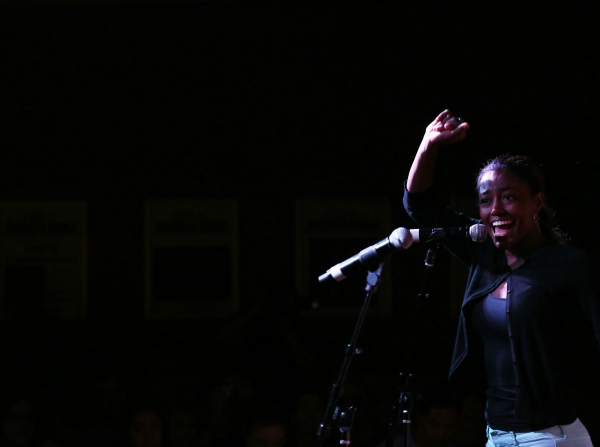Photo Coverage: PIPPIN's Matthew James Thomas, Rachel Bay Jones & Patina Miller Perform at Barnes & Noble! Image