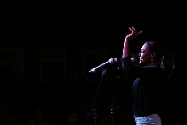 Photo Coverage: PIPPIN's Matthew James Thomas, Rachel Bay Jones & Patina Miller Perform at Barnes & Noble! Image
